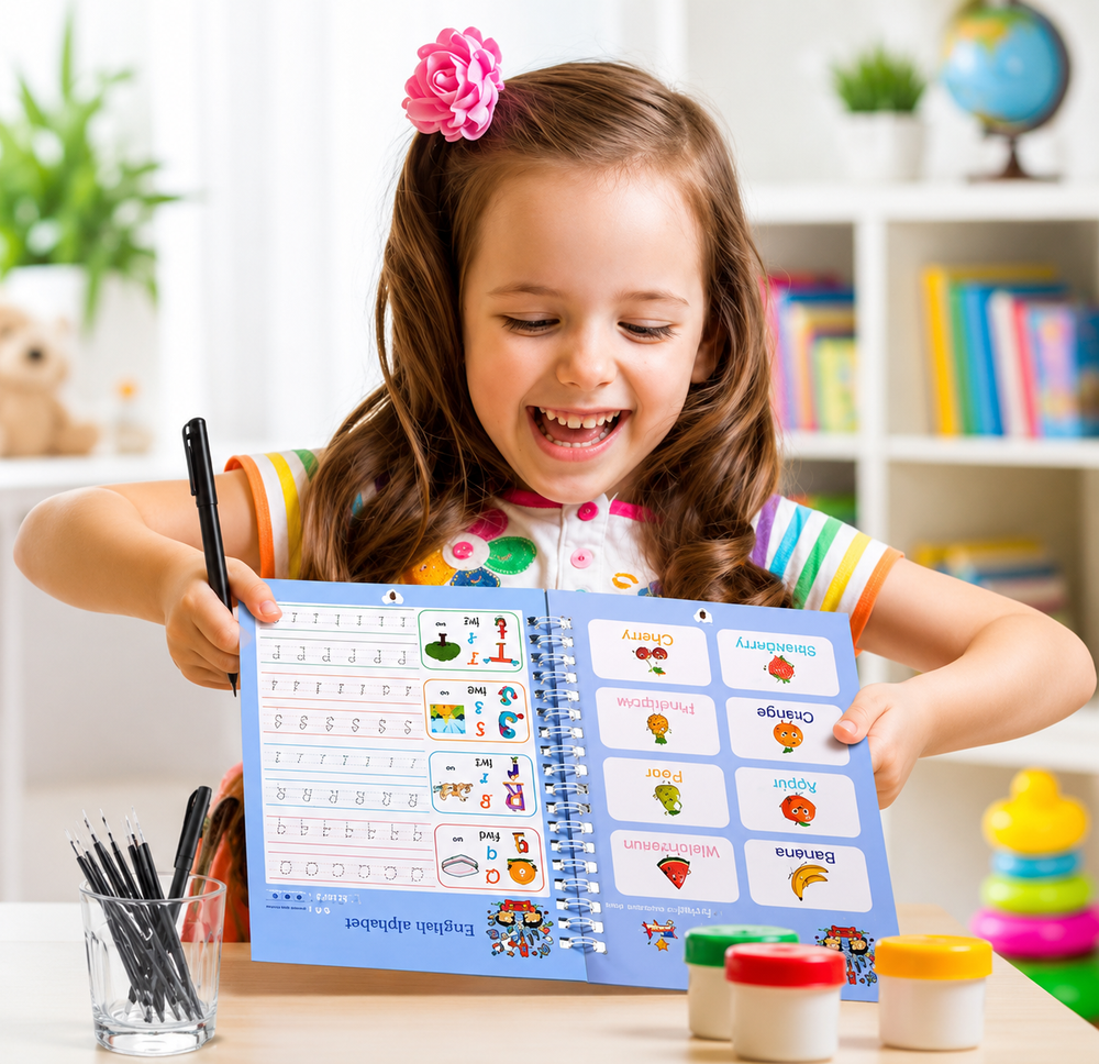 💥LAST DAY SALE 50%OFF💥📚MagicBook | Kids Practice Copybook Set (4Pcs/Set)